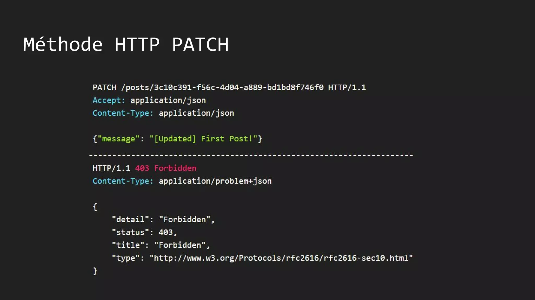Méthode HTTP PATCH
 