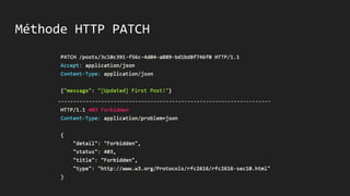 Méthode HTTP PATCH
 