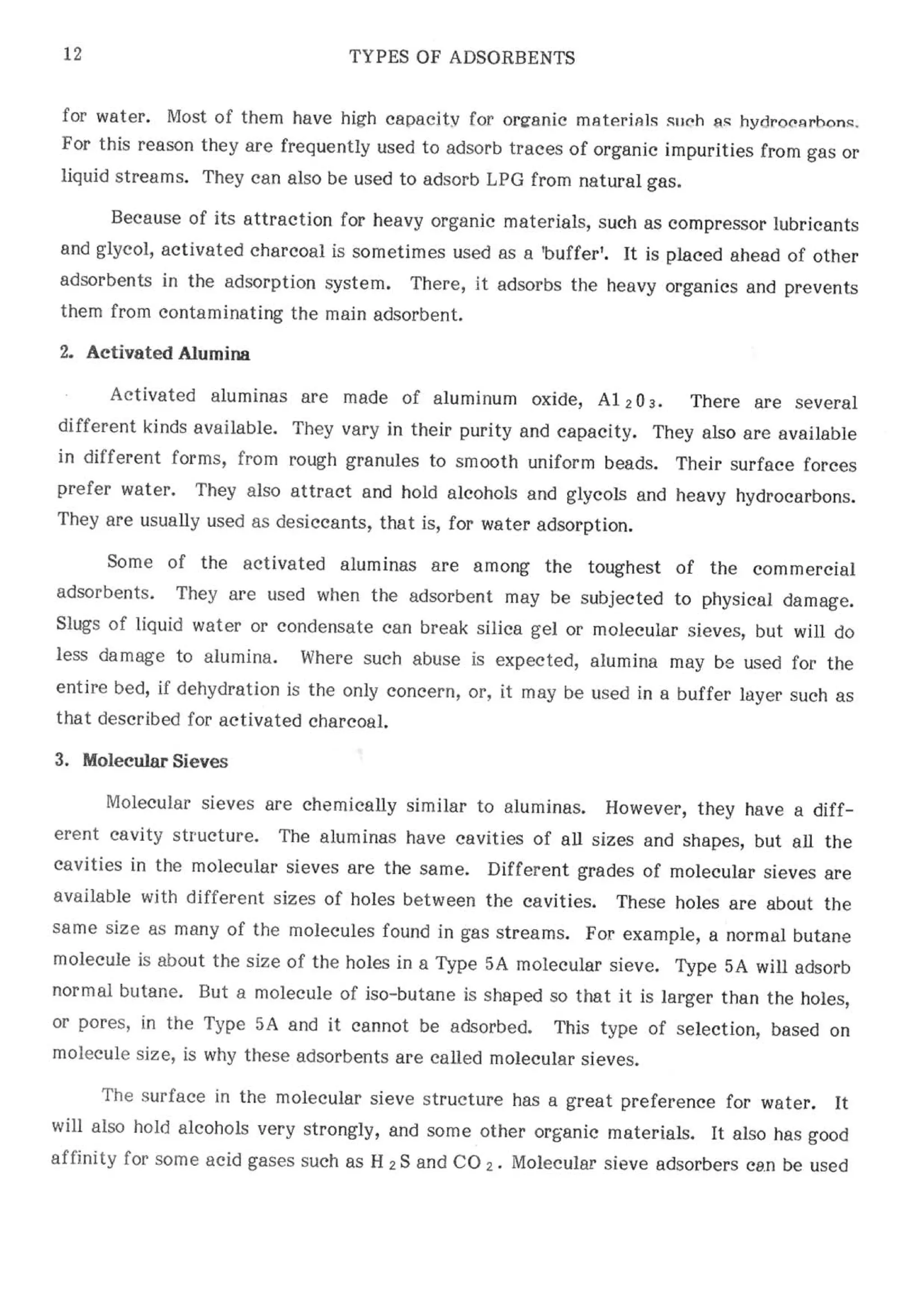 Api solid bed-adsorbers