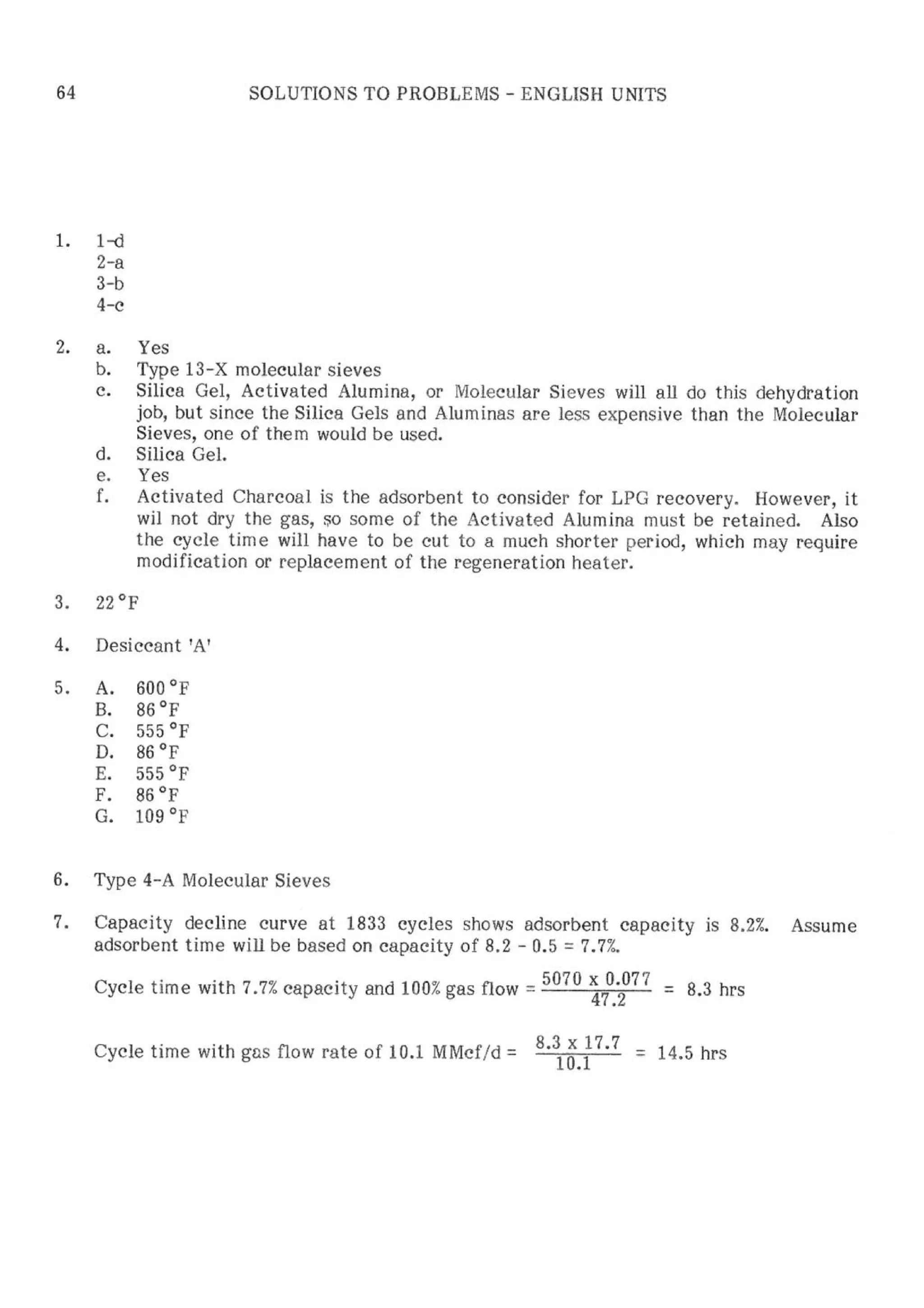Api solid bed-adsorbers