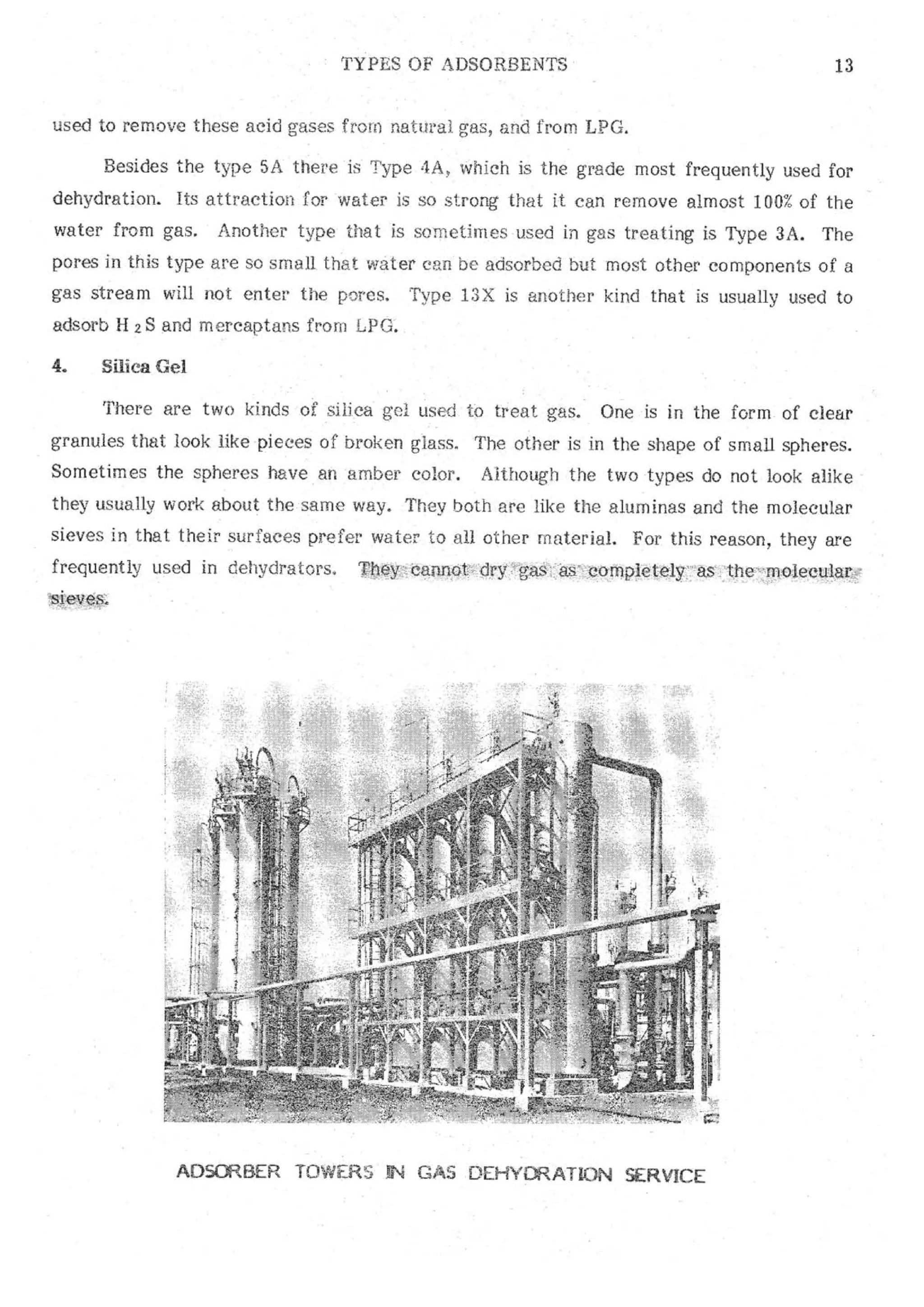 Api solid bed-adsorbers