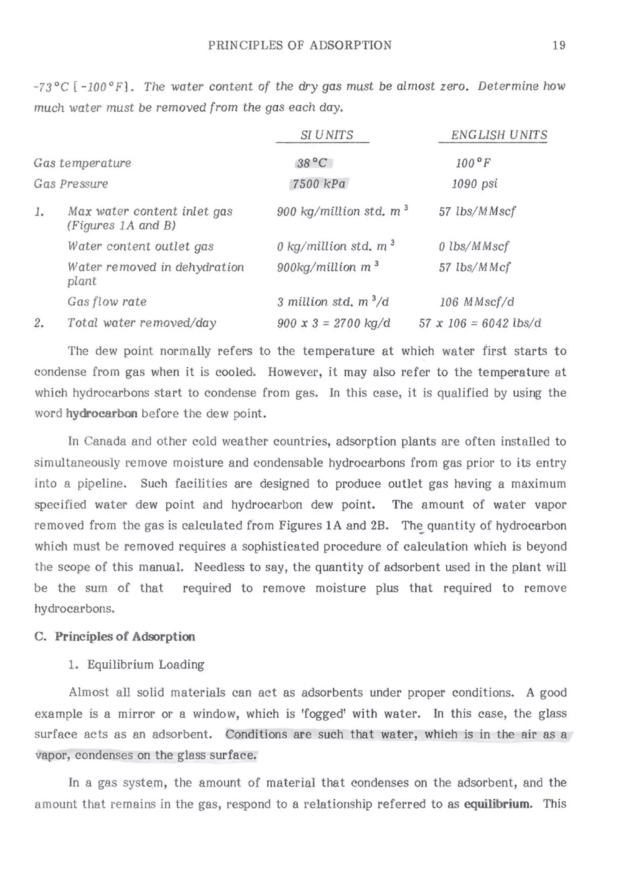 Api solid bed-adsorbers