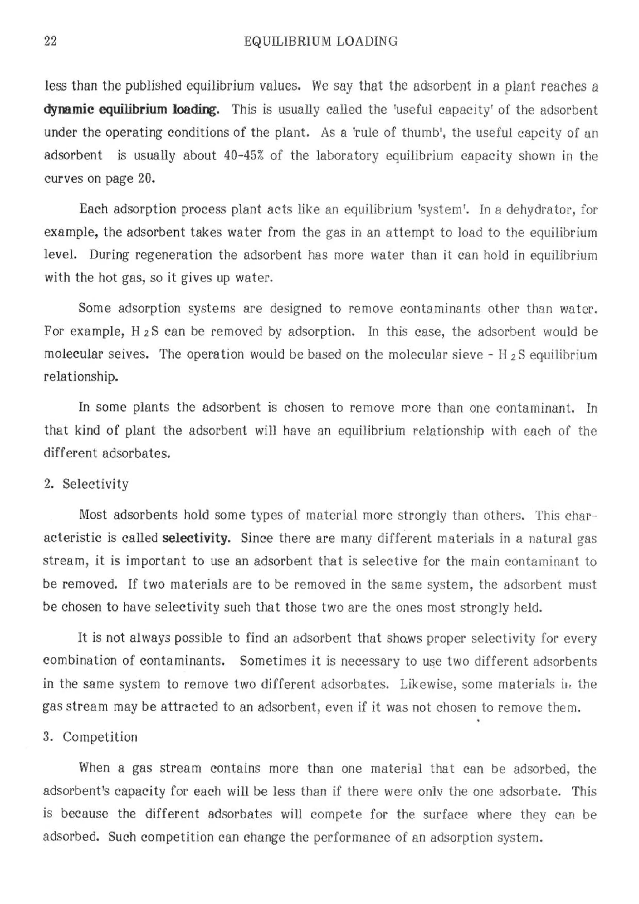 Api solid bed-adsorbers