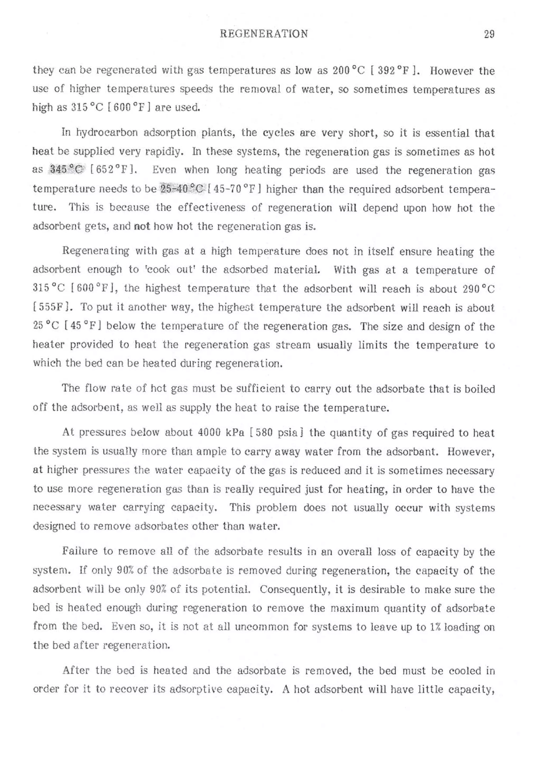 Api solid bed-adsorbers