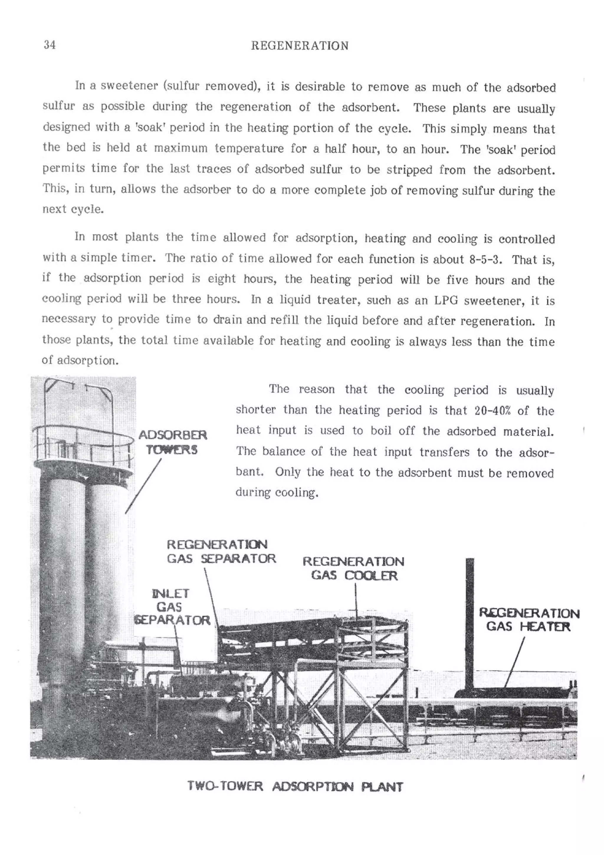 Api solid bed-adsorbers