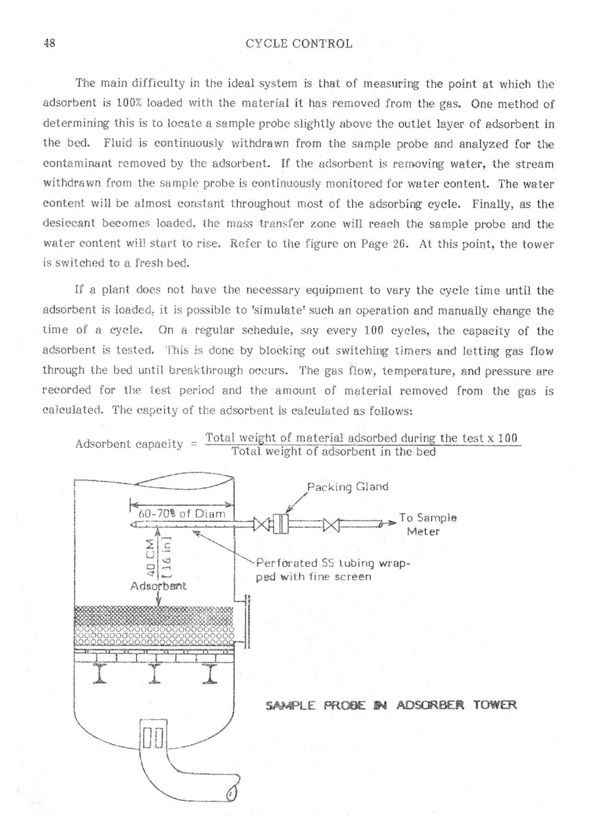 Api solid bed-adsorbers