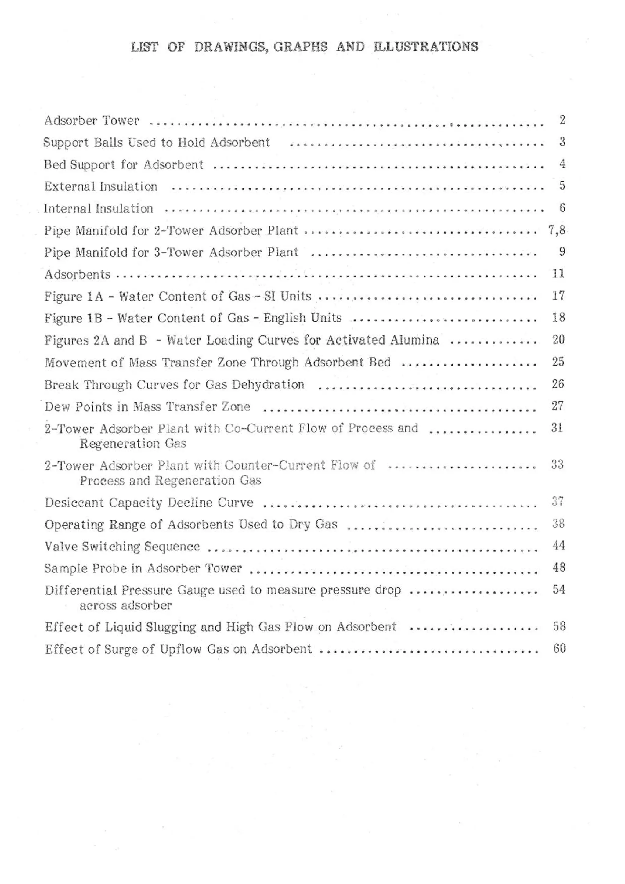 Api solid bed-adsorbers