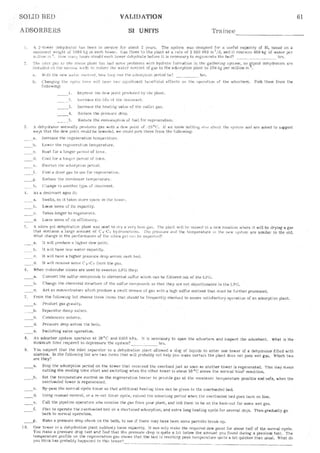 Api solid bed-adsorbers