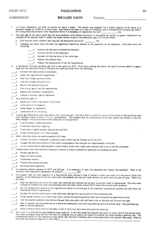 Api solid bed-adsorbers