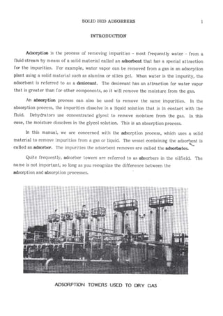 Api solid bed-adsorbers