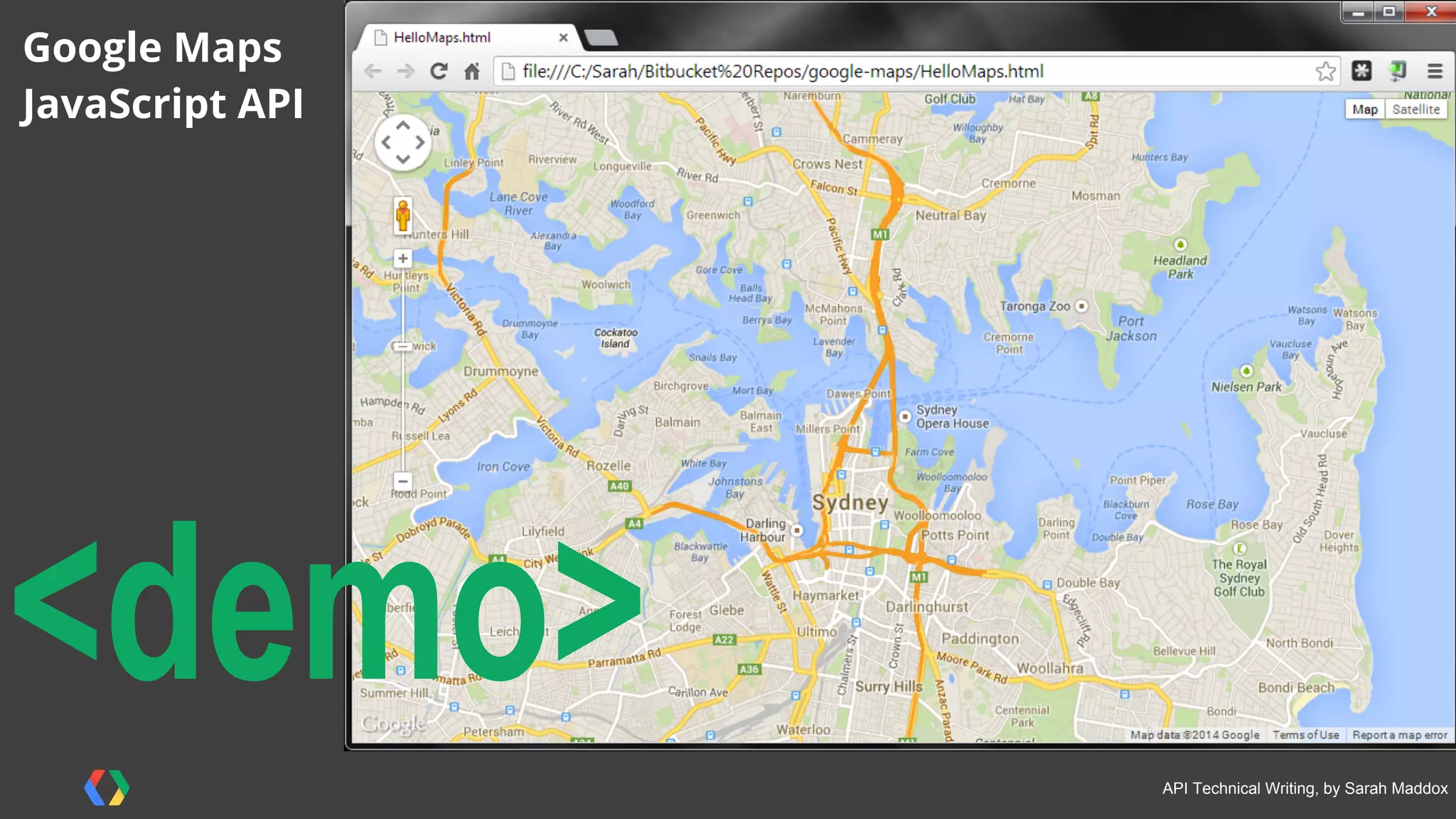 #APItechcomm @sarahmaddox
Demo of a REST API
 