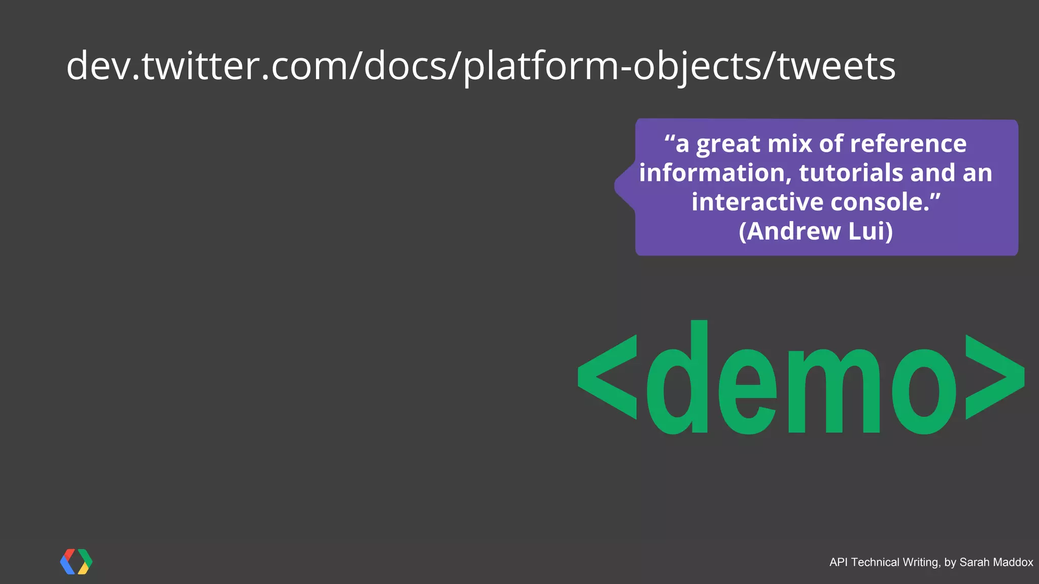 #APItechcomm @sarahmaddox
A Chrome add-onAdvanced REST Client
Testing web services and REST APIs
 