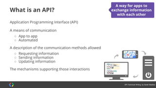 API Technical Writing | PPT