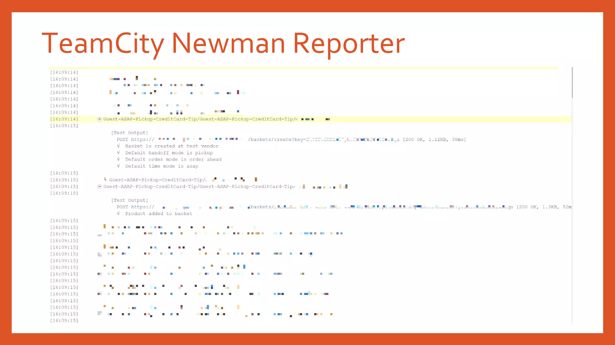 TeamCity Newman Reporter
 
