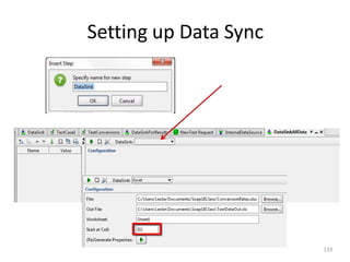 Setting up Data Sync
133
 