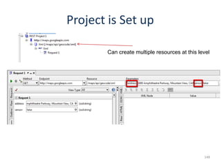 Project is Set up
Can create multiple resources at this level
148
 