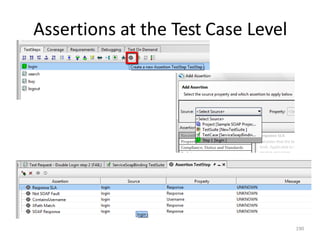 Assertions at the Test Case Level
190
 