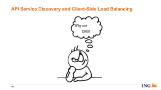 API Service Discovery and Client-Side Load Balancing
102
Why not
DNS?
 