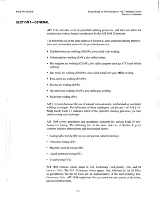 Api 1104 study guide