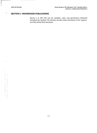 Api 1104 study guide