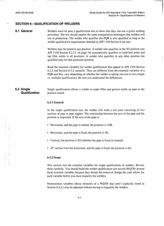 Api 1104 study guide