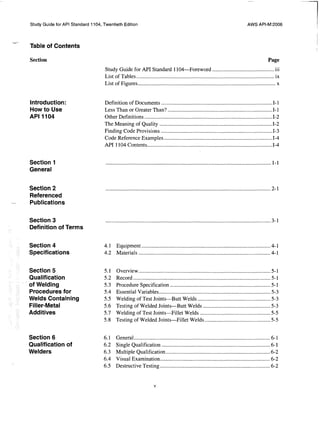 Api 1104 study guide