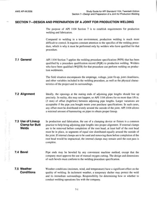 Api 1104 study guide