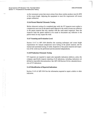 Api 1104 study guide