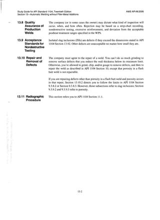 Api 1104 study guide