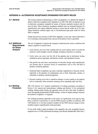 Api 1104 study guide