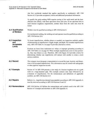 Api 1104 study guide