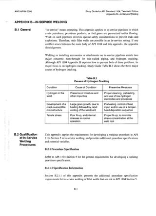 Api 1104 study guide