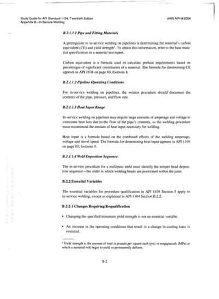 Api 1104 study guide
