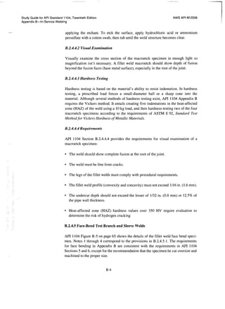 Api 1104 study guide