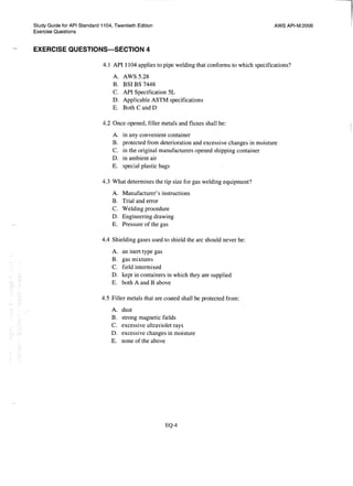 Api 1104 study guide
