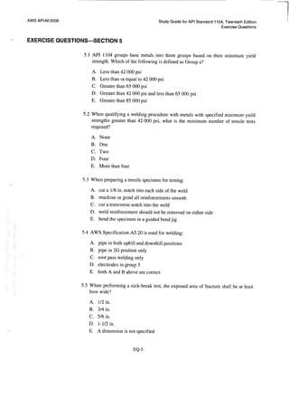 Api 1104 study guide