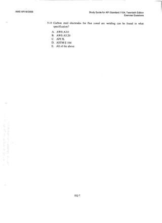 Api 1104 study guide
