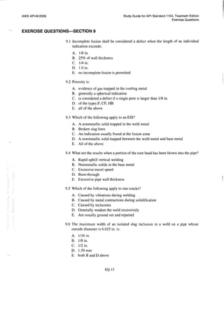 Api 1104 study guide