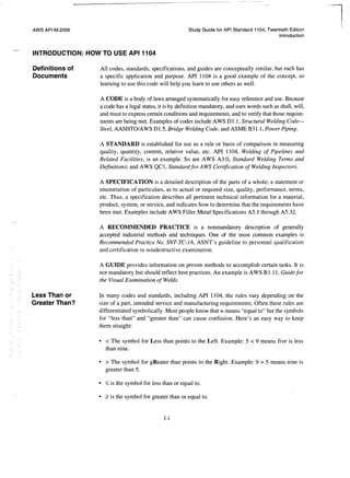 Api 1104 study guide