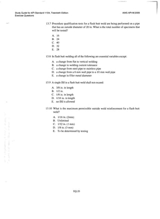 Api 1104 study guide