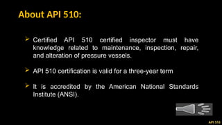 API 510 Chapter 1 PPT In Service Pressure V I C.pptx