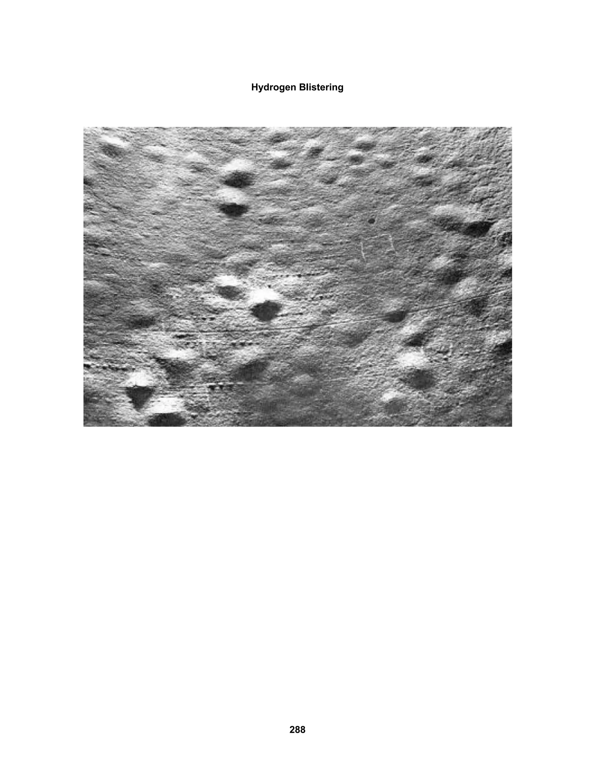 288
Hydrogen Blistering
 