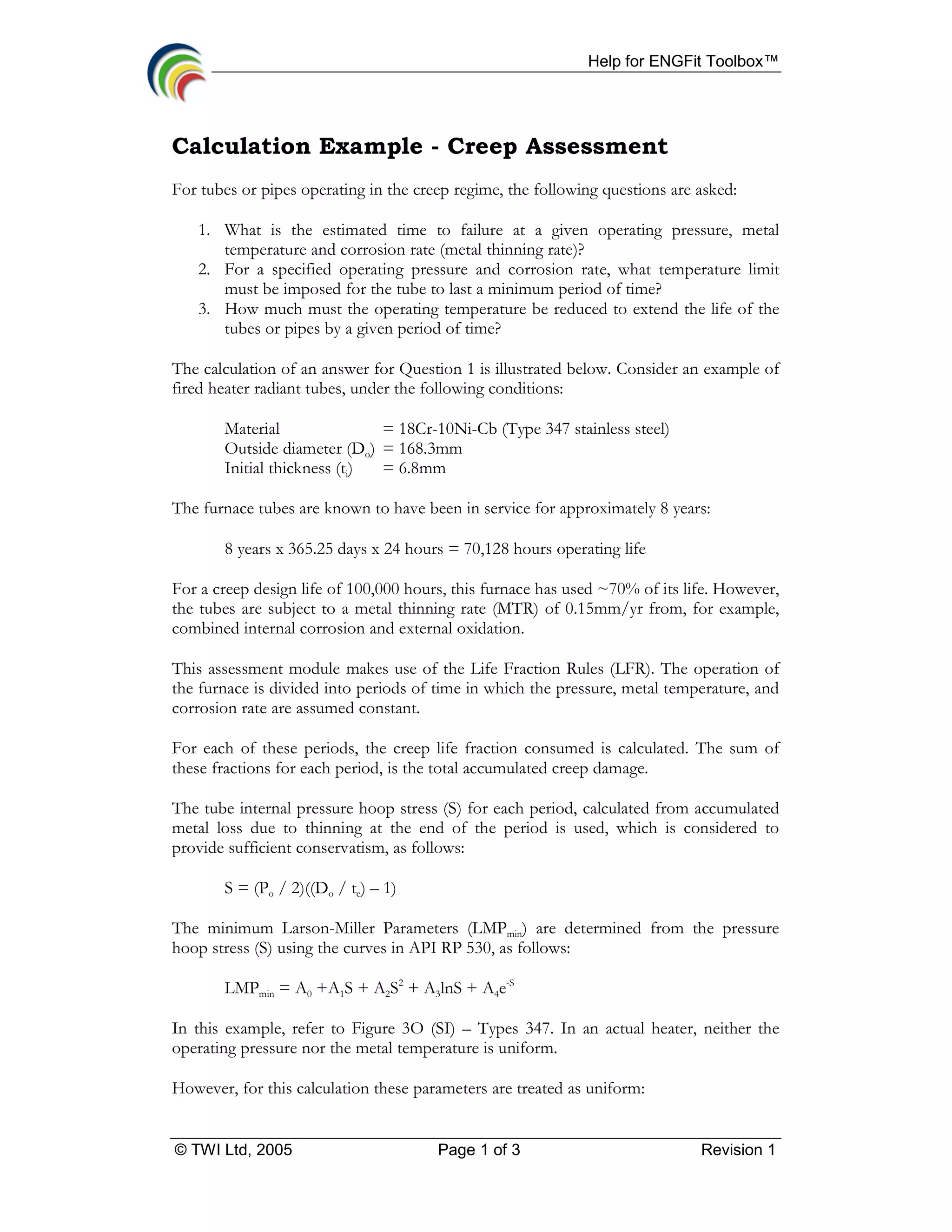 Api530creeprupture | PDF