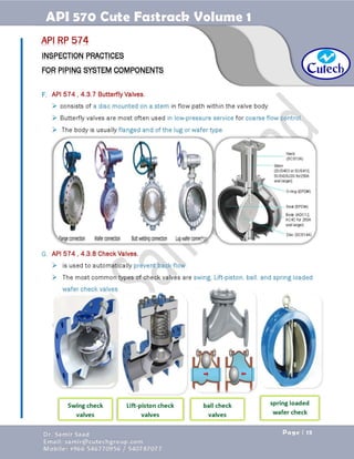 API 570 - Piping Inspector Fastrack- Volume 1-Dr. Samir Saad 