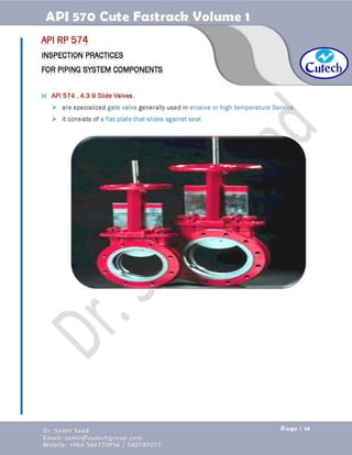 API 570 - Piping Inspector Fastrack- Volume 1-Dr. Samir Saad 