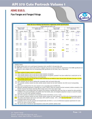 API 570 - Piping Inspector Fastrack- Volume 1-Dr. Samir Saad 