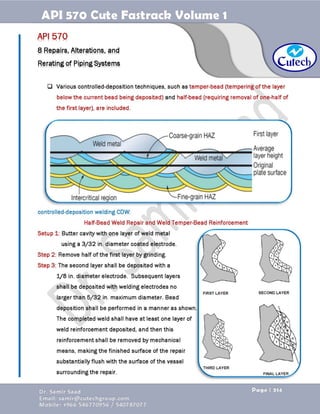 API 570 - Piping Inspector Fastrack- Volume 1-Dr. Samir Saad 