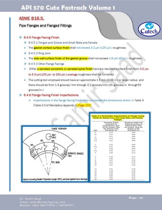 API 570 - Piping Inspector Fastrack- Volume 1-Dr. Samir Saad 
