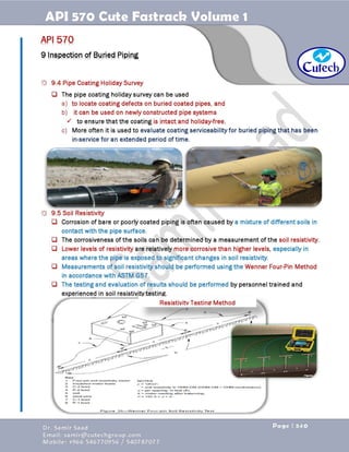 API 570 - Piping Inspector Fastrack- Volume 1-Dr. Samir Saad 