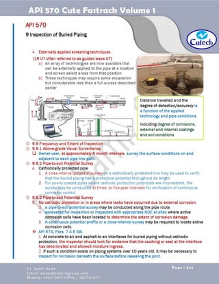 API 570 - Piping Inspector Fastrack- Volume 1-Dr. Samir Saad 